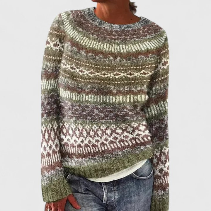Evelyn | Nordic Knit Pullover