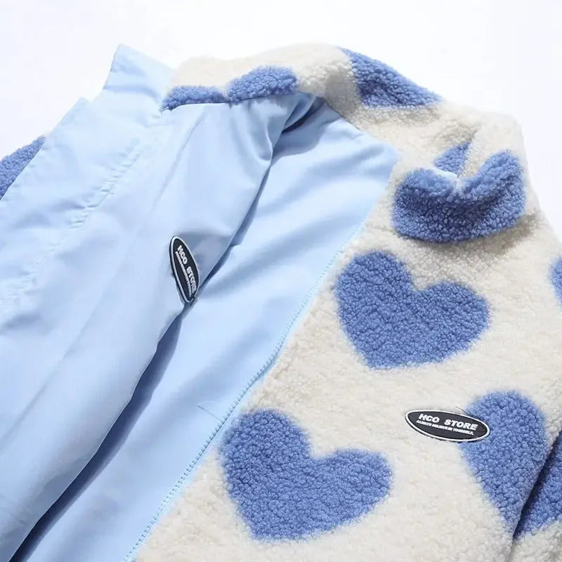 Mina | Heart-Lined Fleece Jacket