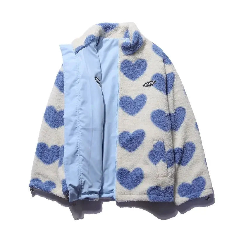 Mina | Heart-Lined Fleece Jacket