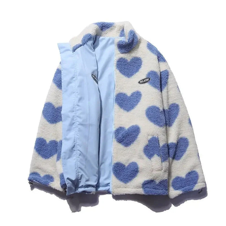 Mina | Heart-Lined Fleece Jacket