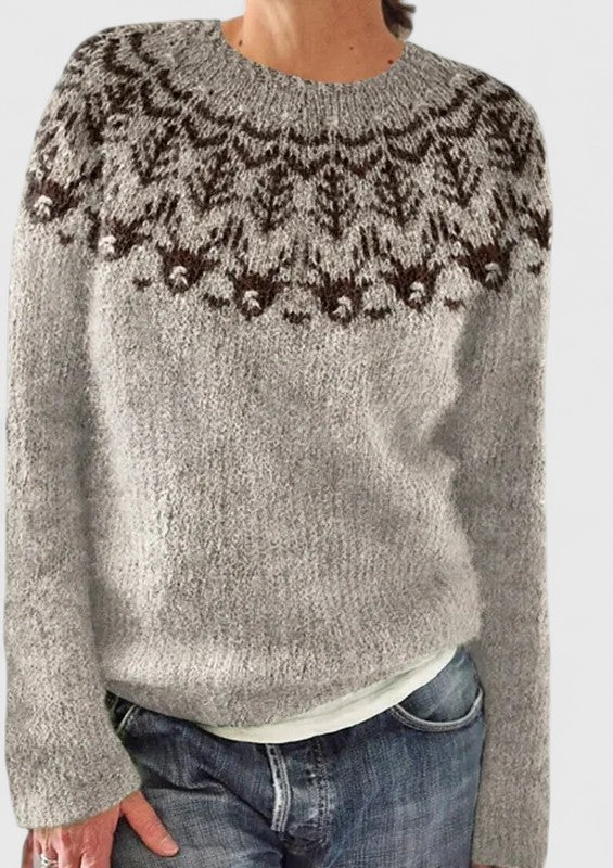 Evelyn | Nordic Knit Pullover