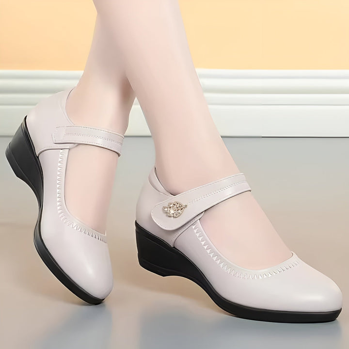 Diana | Comfort Strap Wedge Shoes