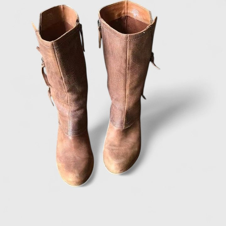 Grace | Mid-Calf Zip Boots