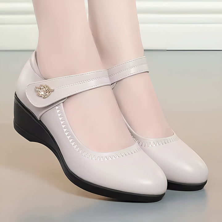 Diana | Comfort Strap Wedge Shoes