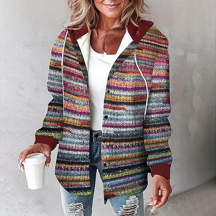 Sandra | Hooded Plaid Shacket