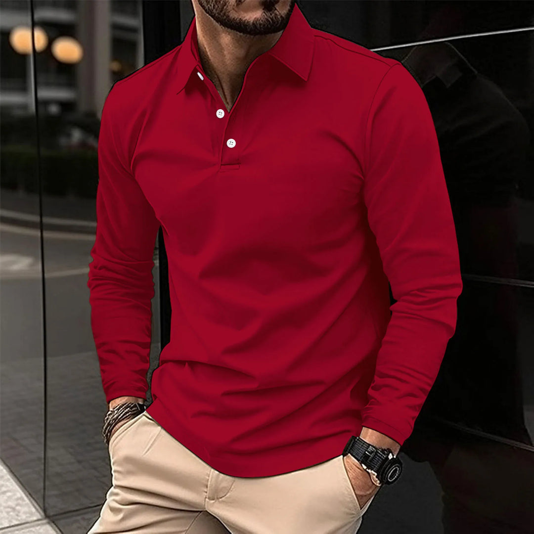 James | Classic Long Sleeve Polo