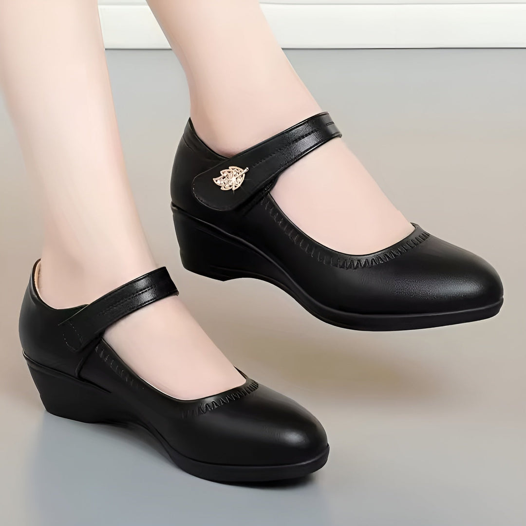 Diana | Comfort Strap Wedge Shoes
