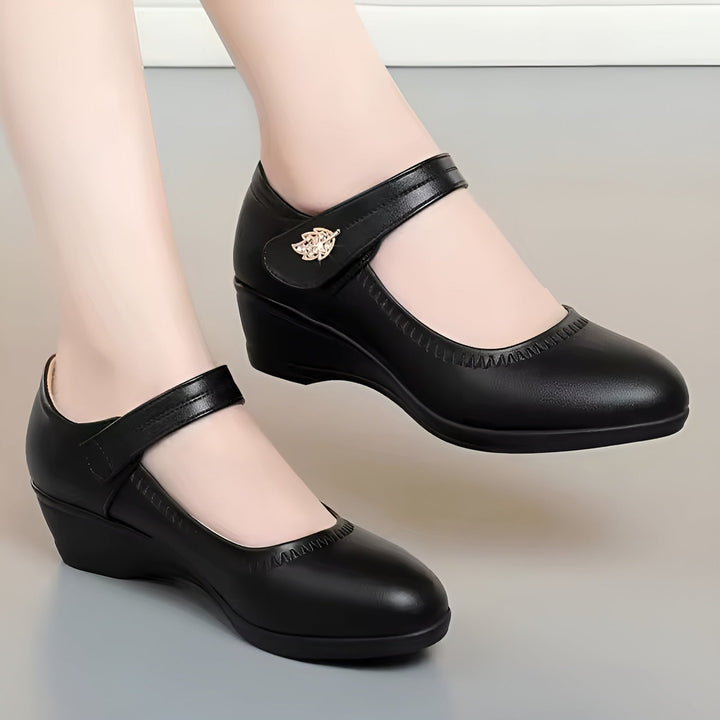 Diana | Comfort Strap Wedge Shoes