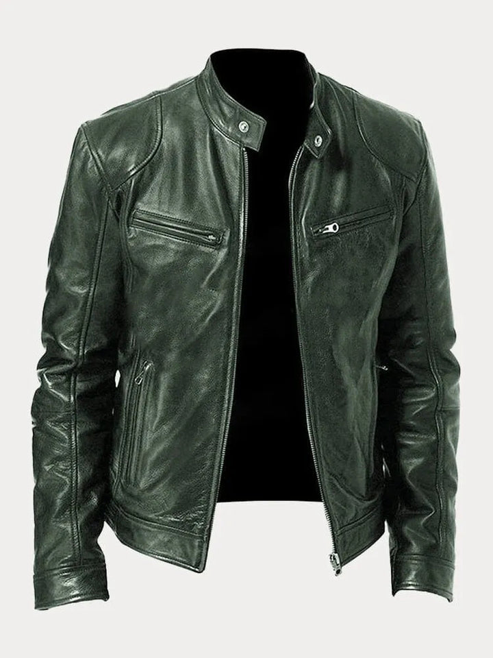 George | Classic Zip Leather Jacket