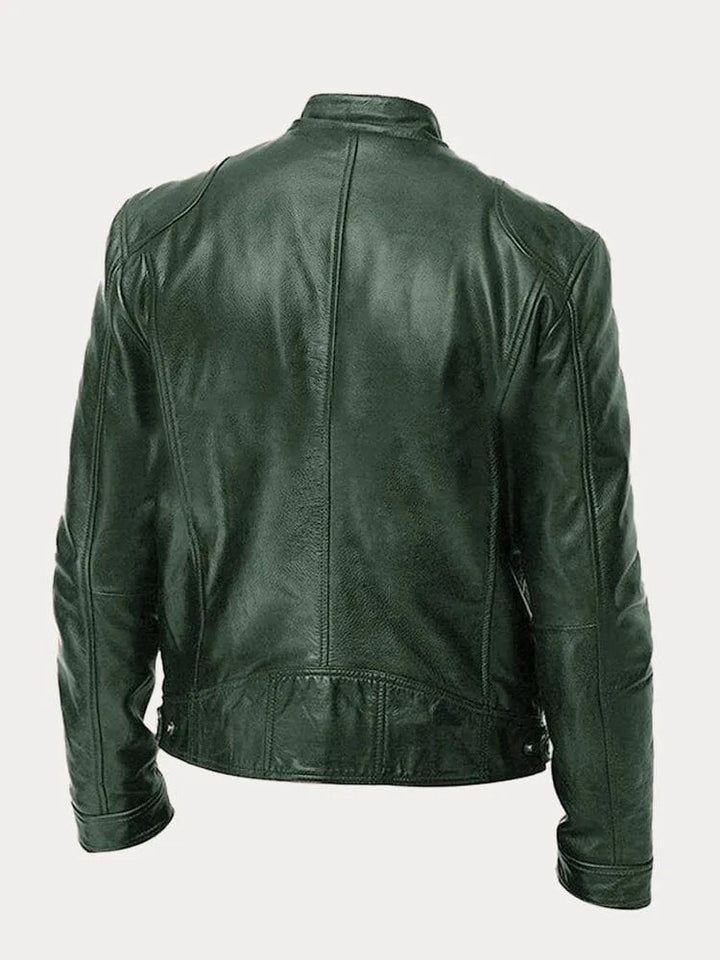 George | Classic Zip Leather Jacket