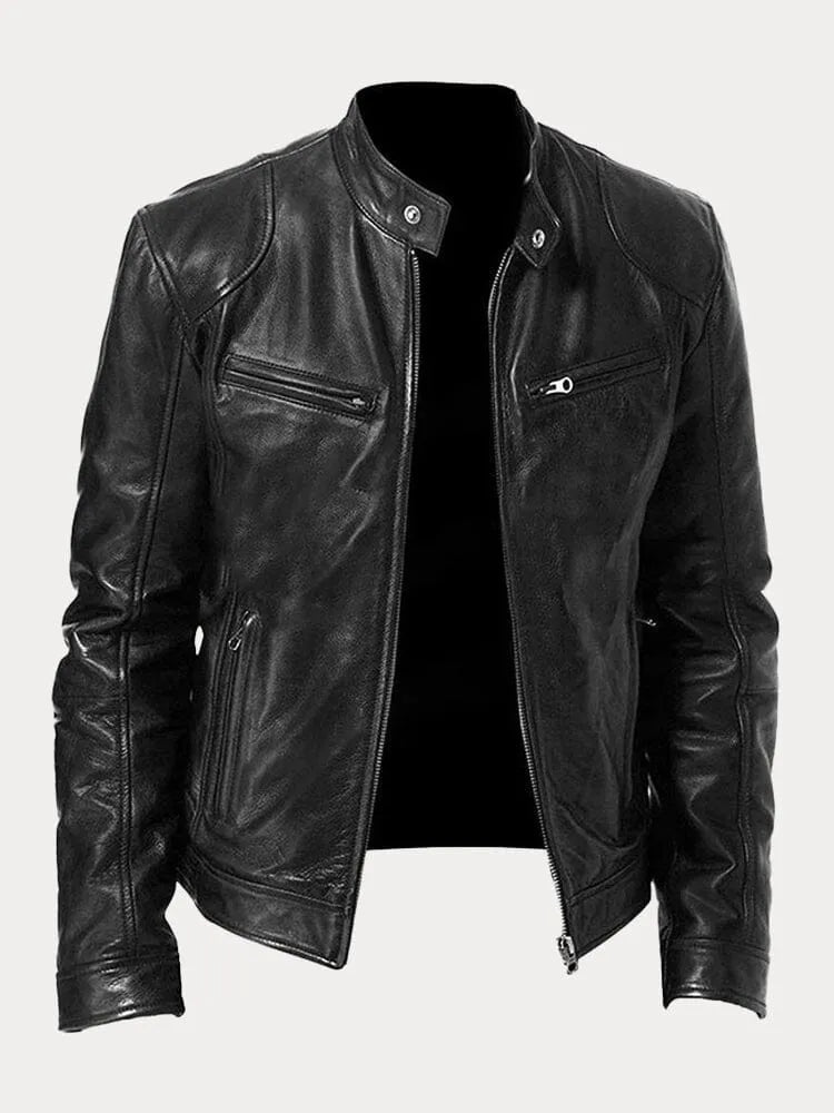 George | Classic Zip Leather Jacket