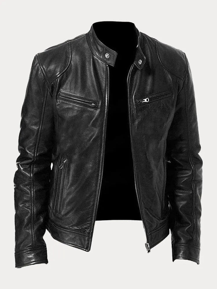 George | Classic Zip Leather Jacket