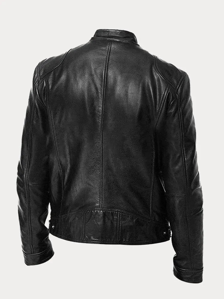 George | Classic Zip Leather Jacket