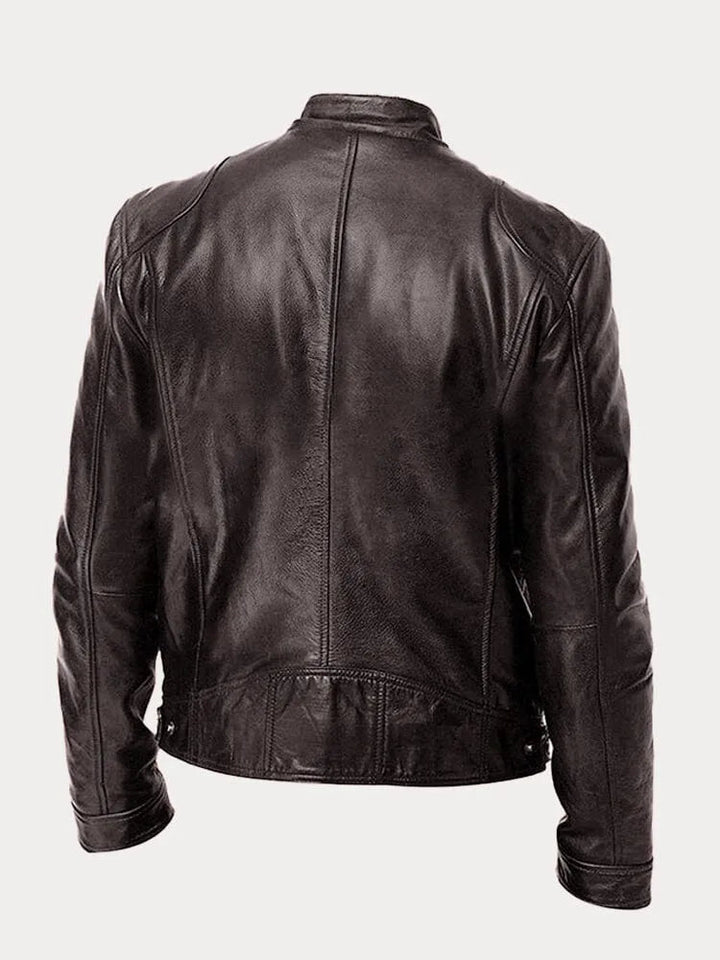 George | Classic Zip Leather Jacket