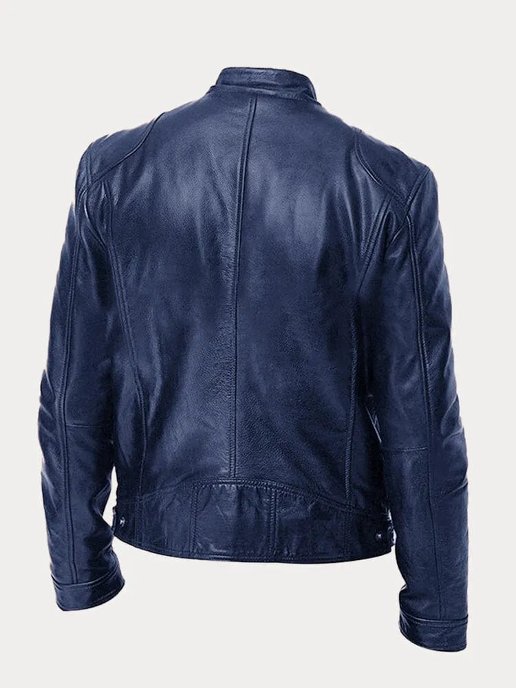 George | Classic Zip Leather Jacket