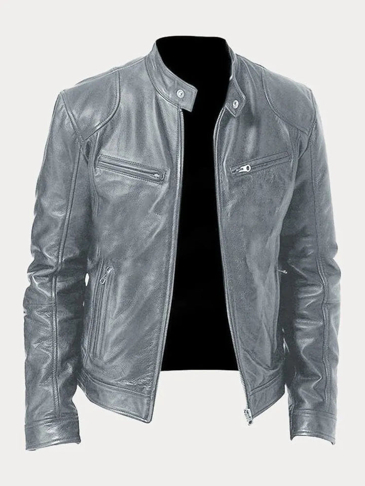 George | Classic Zip Leather Jacket