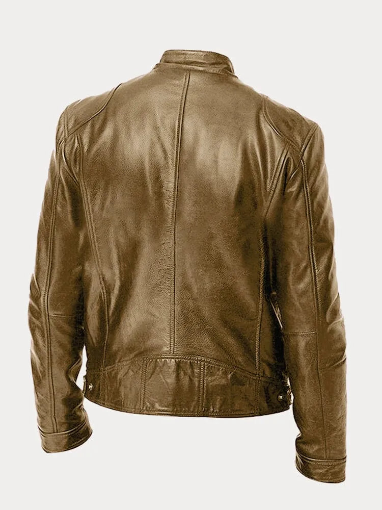 George | Classic Zip Leather Jacket