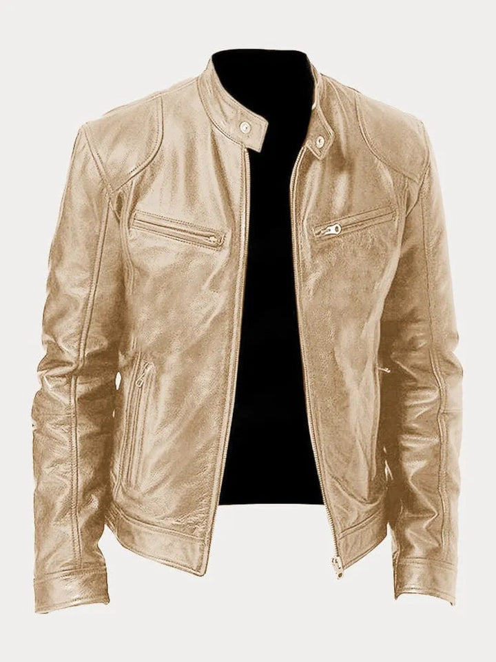 George | Classic Zip Leather Jacket