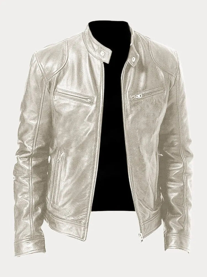 George | Classic Zip Leather Jacket