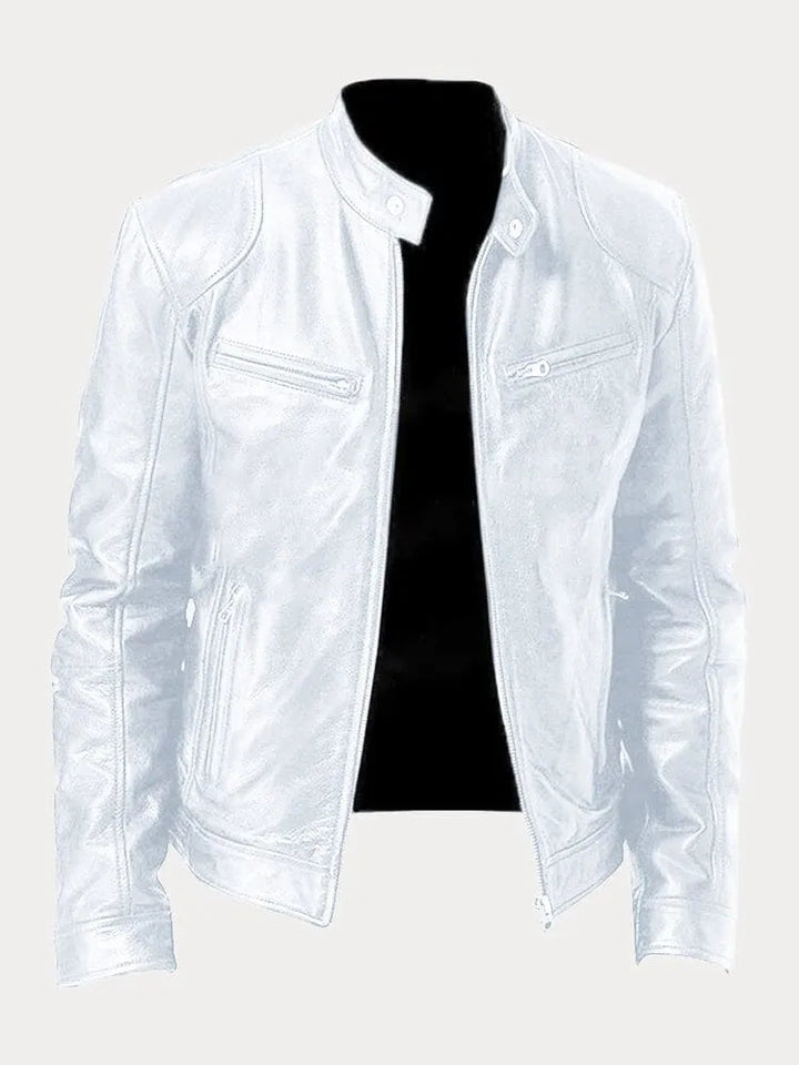 George | Classic Zip Leather Jacket