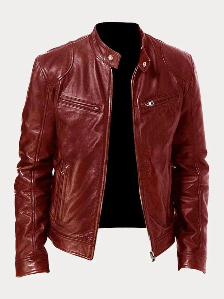 George | Classic Zip Leather Jacket