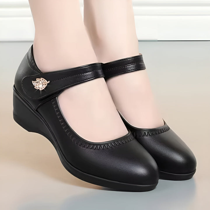 Diana | Comfort Strap Wedge Shoes