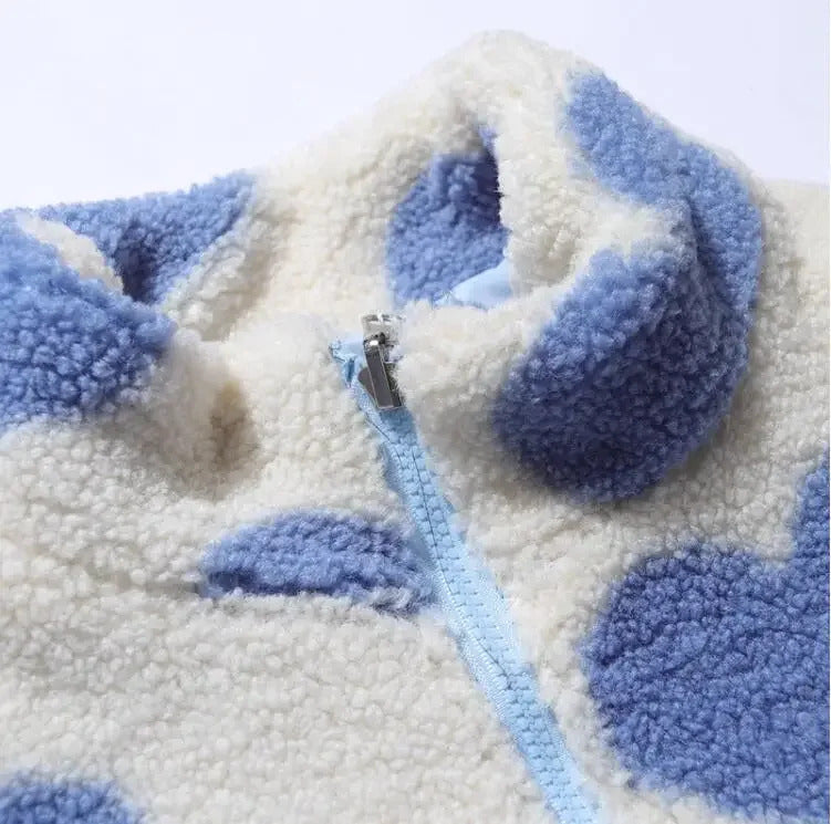 Mina | Heart-Lined Fleece Jacket