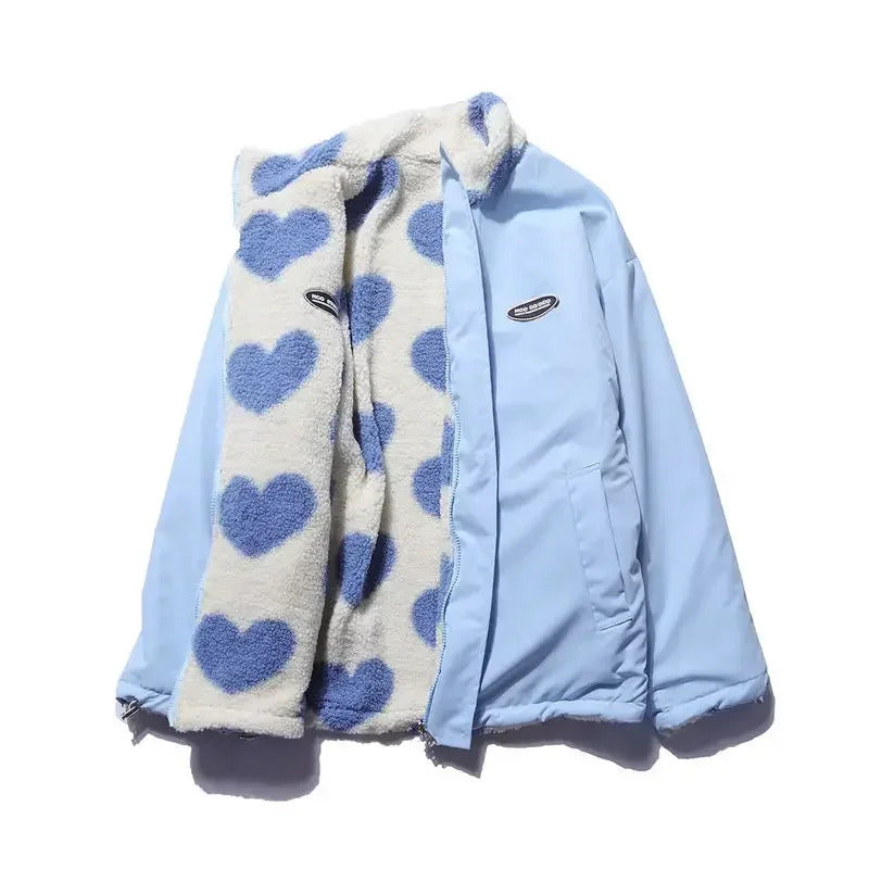 Mina | Heart-Lined Fleece Jacket