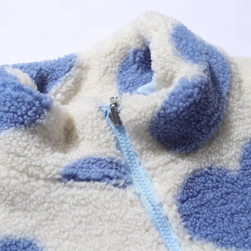 Mina | Heart-Lined Fleece Jacket