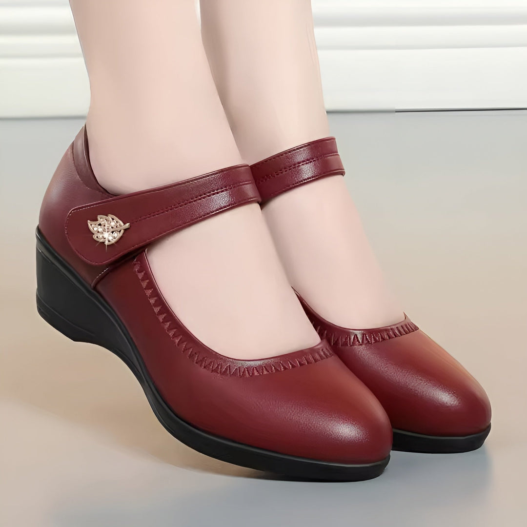 Diana | Comfort Strap Wedge Shoes