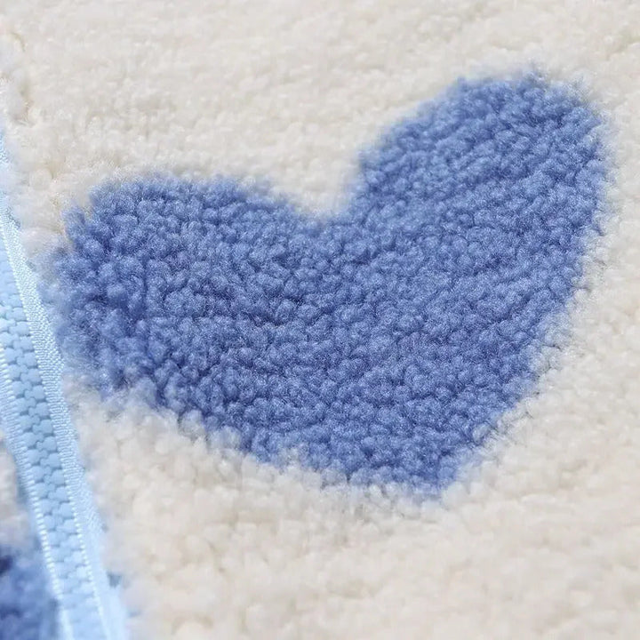 Mina | Heart-Lined Fleece Jacket