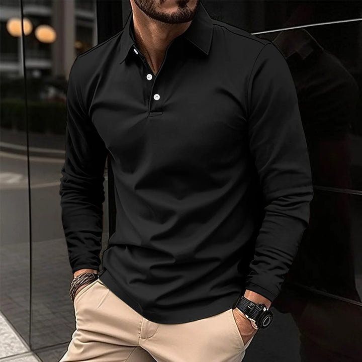 James | Classic Long Sleeve Polo
