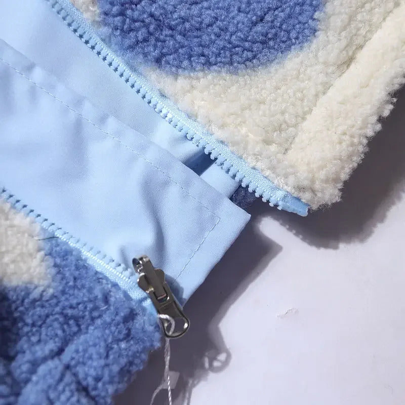 Mina | Heart-Lined Fleece Jacket