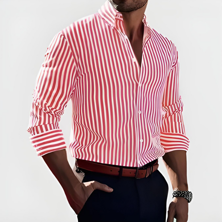 Victor | Striped Button Shirt