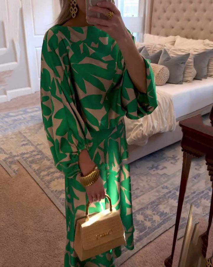 Nali | Flowing Print Dress