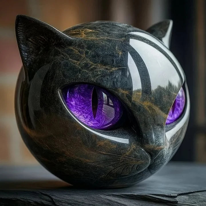 Salem | Glossy Cat Sculpture