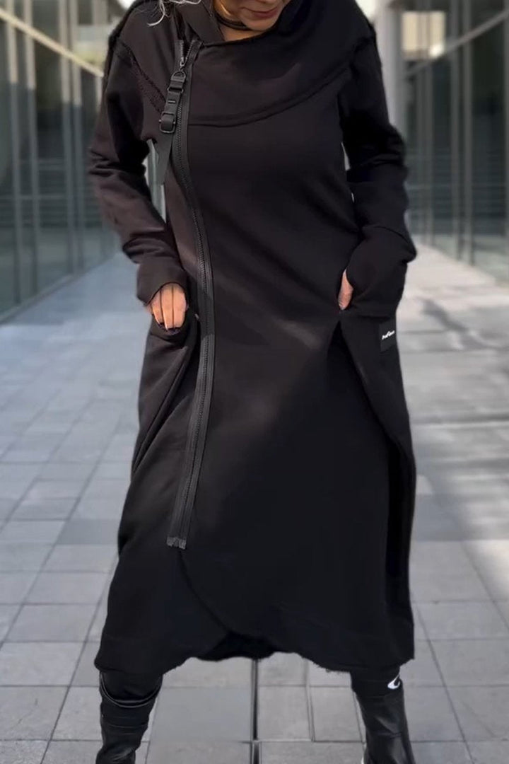 Monica | Asymmetrical Zip Dress
