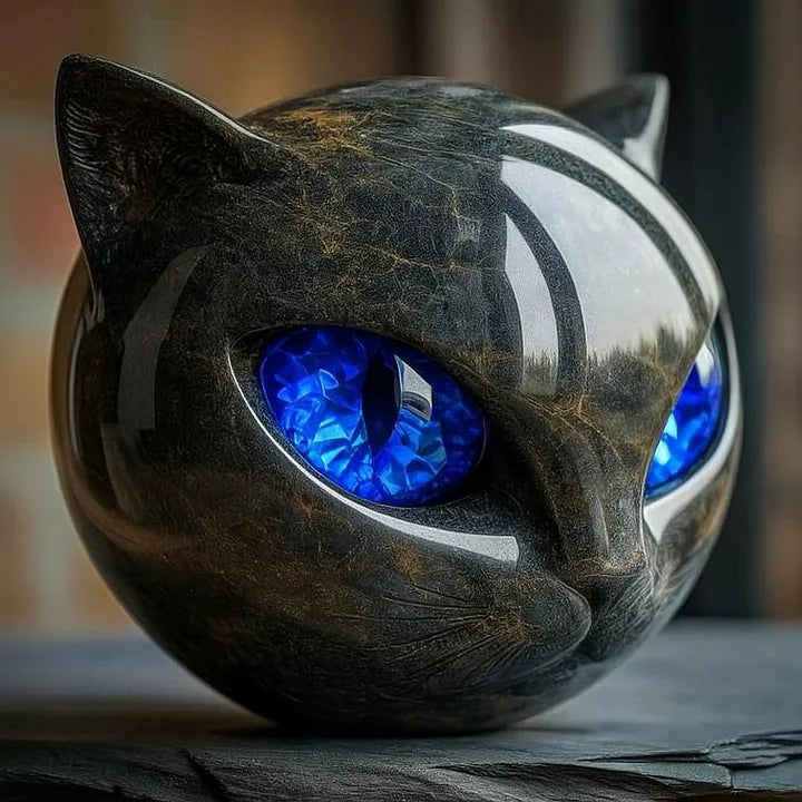 Salem | Glossy Cat Sculpture