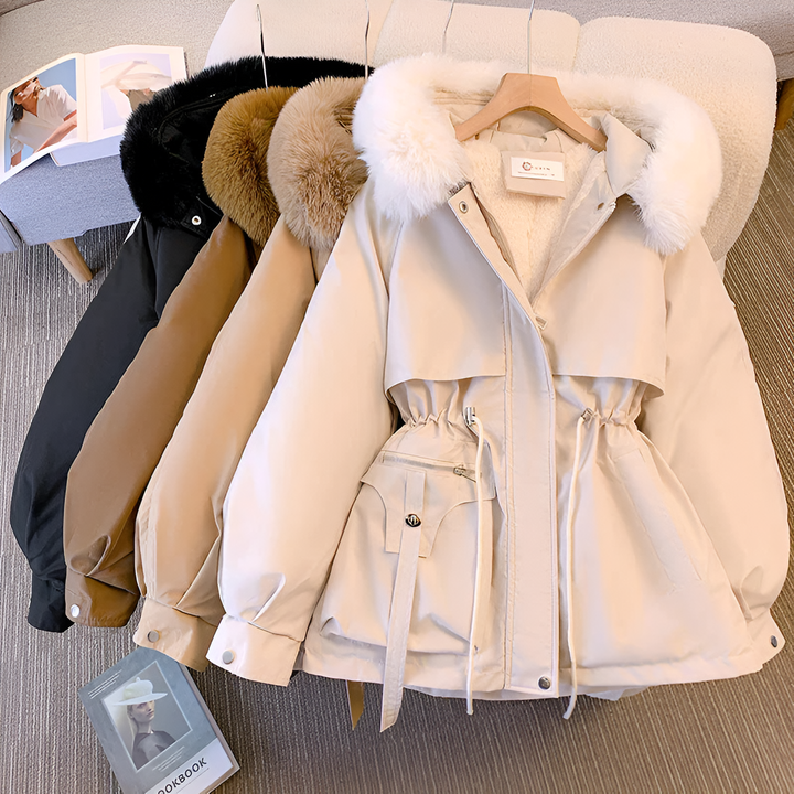 Clare | Faux Fur Hooded Jacket