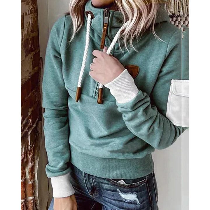 Willow | Two-Tone Quarter-Zip Hoodie