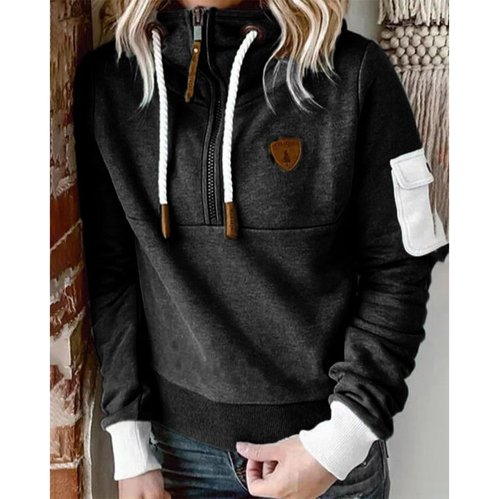 Willow | Two-Tone Quarter-Zip Hoodie