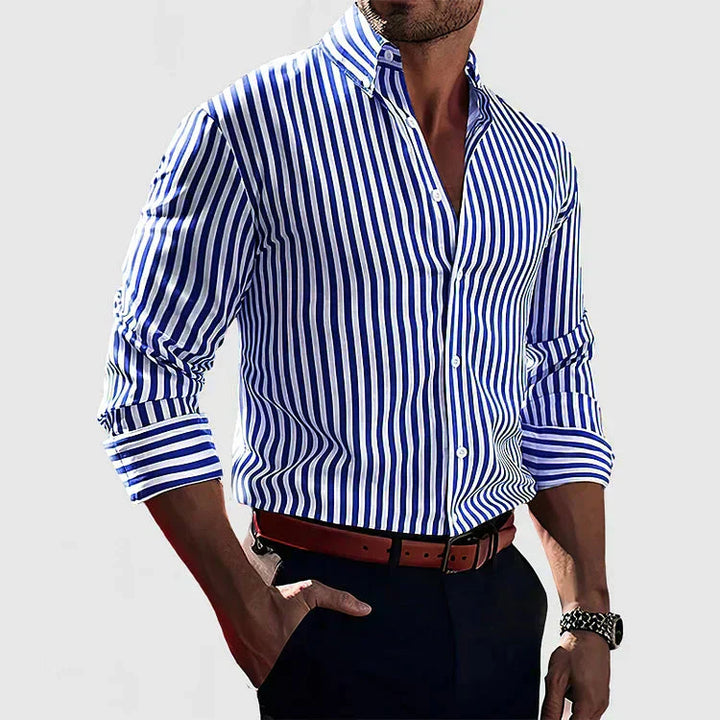 Victor | Striped Button Shirt