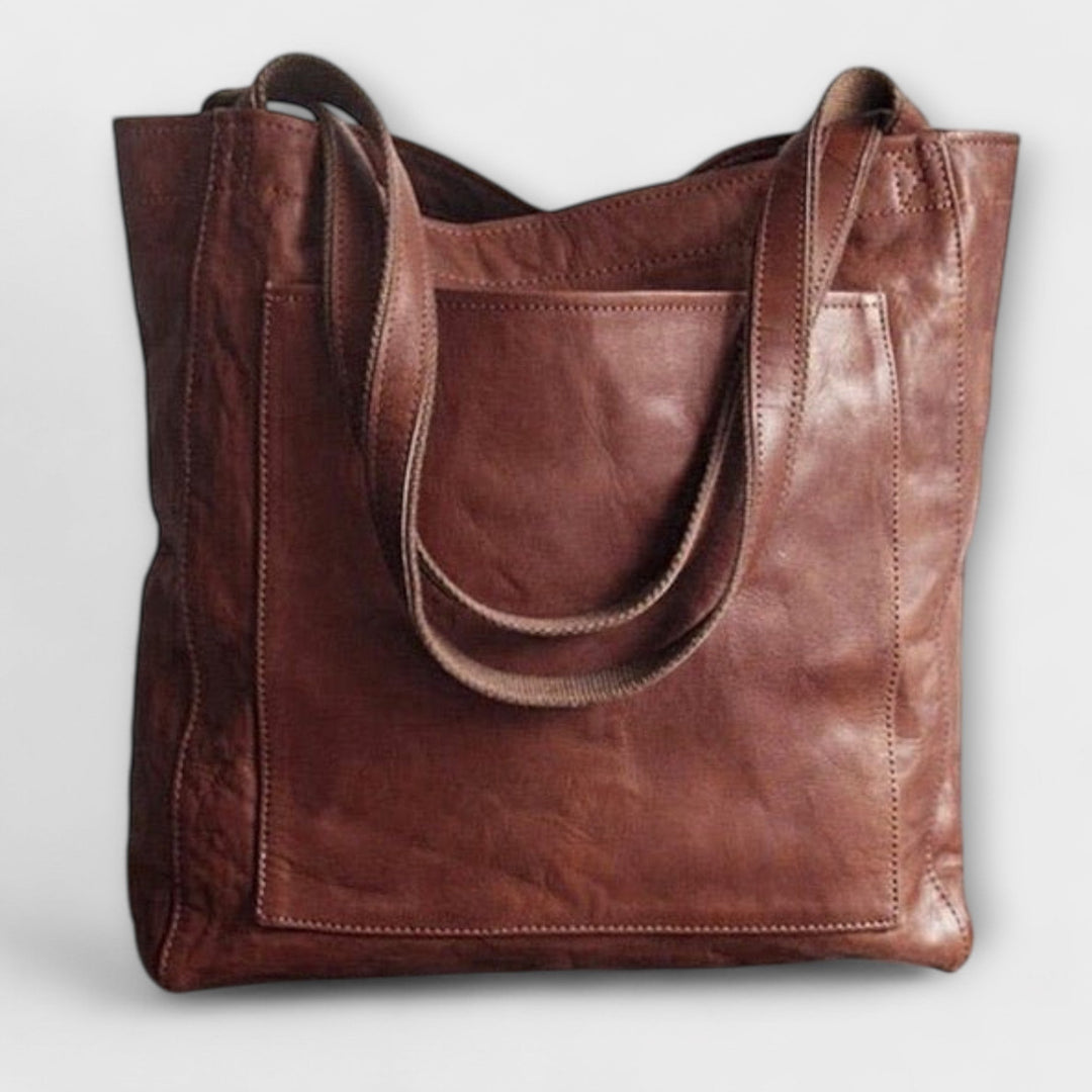Eleanor | Classic Leather Tote Bag