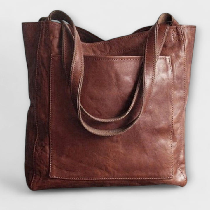 Eleanor | Classic Leather Tote Bag