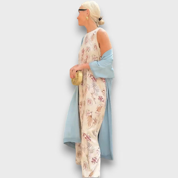 Lola | Sleeveless Printed Maxi Dress