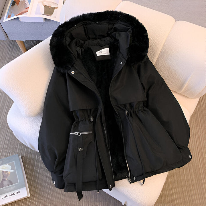 Clare | Faux Fur Hooded Jacket