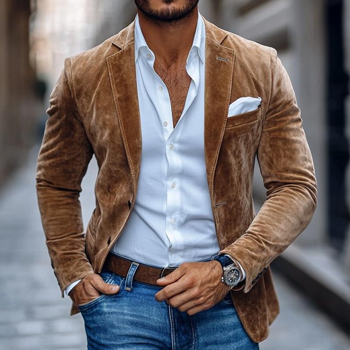 Cortona | Men's Vintage Suede Blazer