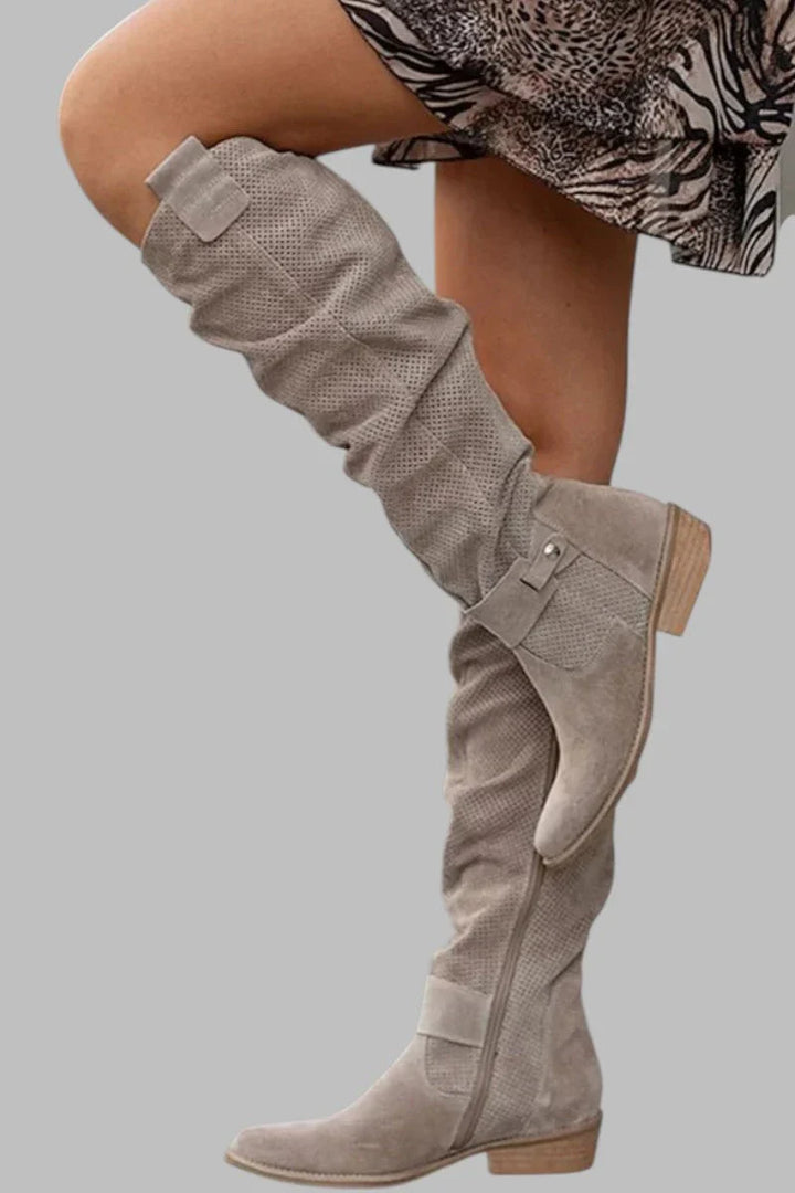 Claudia | Slouchy Over-The-Knee Boots