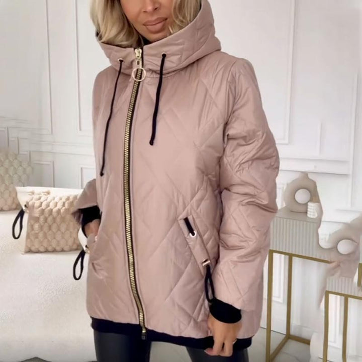 Deborah | Quilted Zip Hooded Jacket