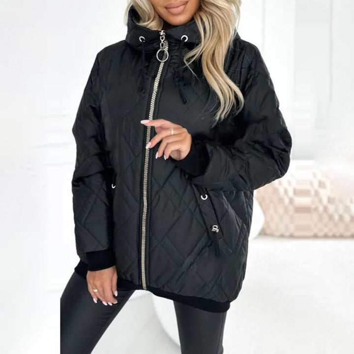 Deborah | Quilted Zip Hooded Jacket